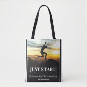 BEGIN ALLEEN! TOTE BAG (Voorkant)