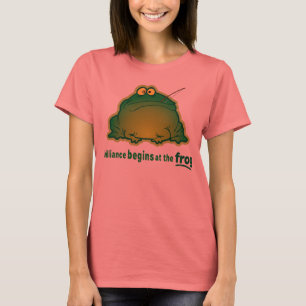Begin bij het kikkerbroeinorkest Joke T-shirt