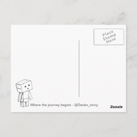 Begin Briefkaart (Achterkant)