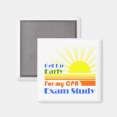 Begin CPA-examenonderzoek opmaken Magneet (Voorkant / Achterkant)