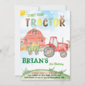 Begin de Aankondiging van de Dagen van de Tractor (Voorkant)