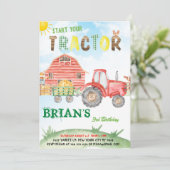 Begin de Aankondiging van de Dagen van de Tractor (Staand voorkant)