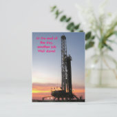 Begin de dag, een andere Goed uitgevoerde baan! Briefkaart (Staand voorkant)