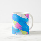 Begin de dag goed met Modern Art Happy Pattern Koffiemok (Voorkant rechts)