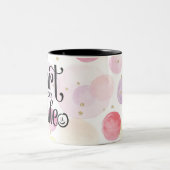 Begin de dag met een glimlach tweekleurige koffiemok (Center)