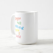 Begin de ochtend met een glimlach koffiemok (Voorkant links)