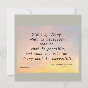 BEGIN DOOR ST TE DOEN. FRANCIS FLAT-KAART