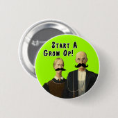 Begin een Grow op Mustache Button (Voorkant /achterkant)