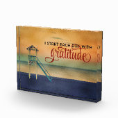 Begin elke dag met dankbaarheid fotoblokken (Rechts)