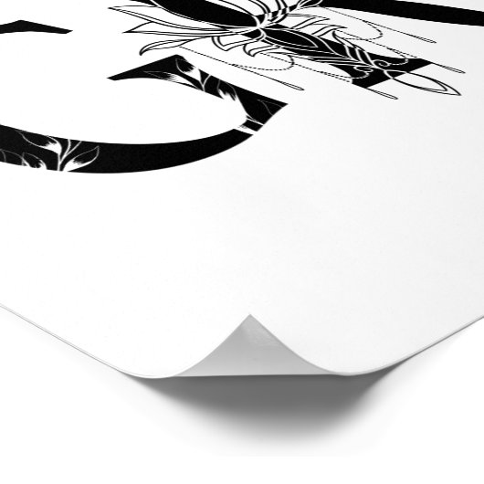 Begin elke dag met dankbaarheid Lotus moon spiritu Poster (Hoek)