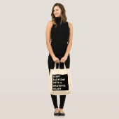 Begin elke dag met een dankbaar hart Life Quotes Tote Bag (Voorkant (model))