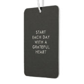 Begin elke dag met een Grateful Heart Black Minima Luchtverfrisser (Links)