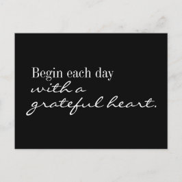 Begin elke dag met een Grateful Heart Briefkaart
