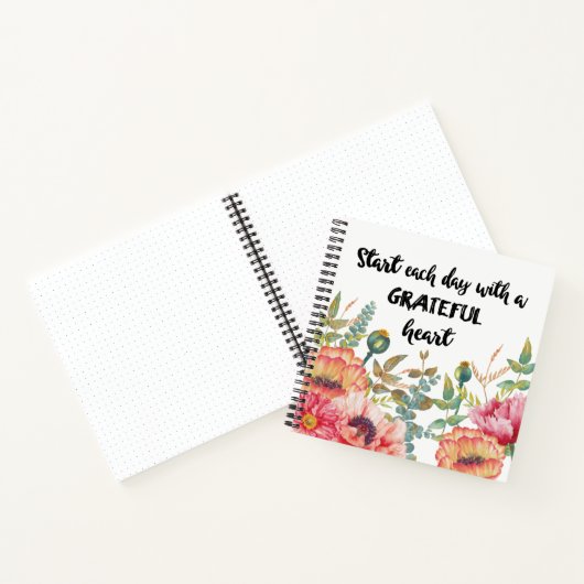 Begin elke dag met een Grateful Heart Notitieboek (Binnen)