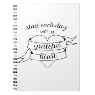 Begin elke dag met een Grateful Heart Notitieboek