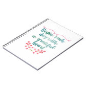 Begin elke dag met een Grateful Heart Quote Notitieboek (Linkerzijde)
