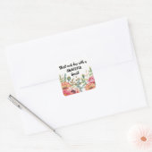 Begin elke dag met een Grateful Heart Vierkante Sticker (Envelop)