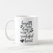 Begin elke dag met een voordelig hartcitaat koffiemok (Links)