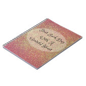 Begin elke dag met een vriendelijk hart notitieboek (Linkerzijde)