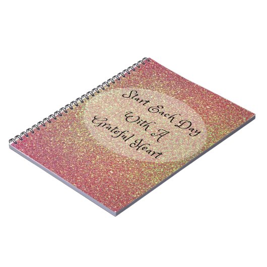 Begin elke dag met een vriendelijk hart notitieboek (Linkerzijde)