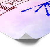 Begin elke dag met Optimisme Inspirerend Sign - Poster (Hoek)