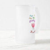 Begin elke dag september met 29 een dankbaar hart matglas bierpul (Voorkant rechts)