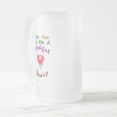 Begin elke dag september met 29 een dankbaar hart matglas bierpul (Voorkant links)