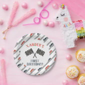 Begin elke leeftijd met de auto van de motorrijtui papieren bordje (Feest)