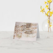 Begin en einde kaart (Gele Bloem)