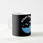 Begin en ga! - Cute Dolphins Koffiemok (Voorkant links)