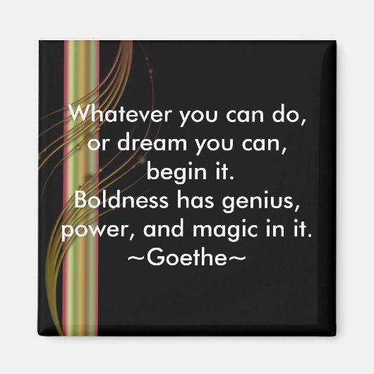 Begin-Goethe-Motivatie Magneten (Voorkant)