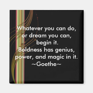 Begin-Goethe-Motivatie Magnets Magneet