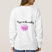 Begin iets nieuws - Motivatie sweatshirt (Achterkant)