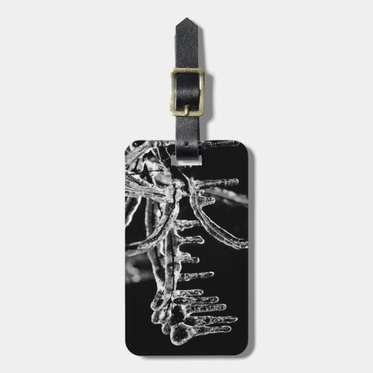 begin ijskoude winter bagagelabel (Voorkant verticaal)