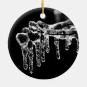 begin ijskoude winter keramisch ornament (Achterkant)