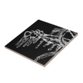 begin ijskoude winter tegeltje (Zijkant)