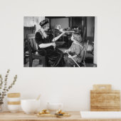 Begin jaren '00 Violin Lesson Poster (Keuken)