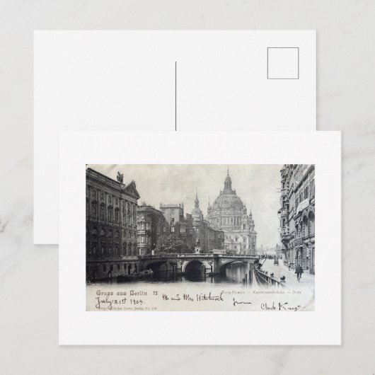 Begin jaren 1900 Berlijn Duitsland Briefkaart (Voorkant / Achterkant)