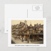 Begin jaren 1900 Chester, Engeland straatscène Briefkaart (Voorkant / Achterkant)