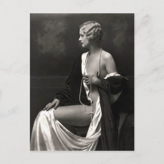 Begin jaren 1900 Franse schoonheid Briefkaart (Voorkant)