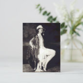 Begin jaren 1900 Franse schoonheid Briefkaart (Staand voorkant)