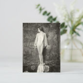 Begin jaren 1900 Franse schoonheid Briefkaart (Staand voorkant)
