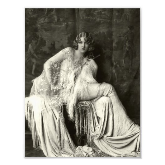 Begin jaren 1900 Franse schoonheid Foto Afdruk (Voorkant)