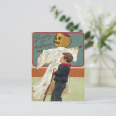 Begin jaren 1900 Halloween Groeten Feestdagenkaart (Staand voorkant)