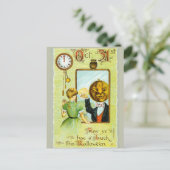 Begin jaren 1900  Halloween Groeten Feestdagenkaart (Staand voorkant)