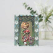 Begin jaren 1900  Halloween Groeten Feestdagenkaart (Staand voorkant)