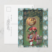Begin jaren 1900  Halloween Groeten Feestdagenkaart (Voorkant / Achterkant)