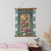 Begin jaren 1900  Halloween Groeten Hangend Wandkleed (Slaapkamer)