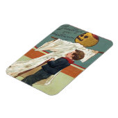 Begin jaren 1900  Halloween Groeten Magneet (Linkerzijde)