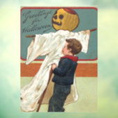 Begin jaren 1900  Halloween Groeten Raamsticker (Vel 3)